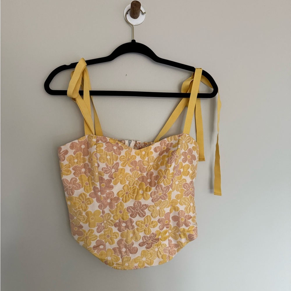 Reformation Karoline Floral Top - never worn!